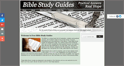 Desktop Screenshot of freebiblestudyguides.org