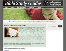 Tablet Screenshot of freebiblestudyguides.org